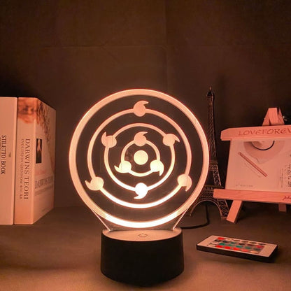 3D-Nachtlicht Sharingan Rinnegan - Naruto Shippuden™