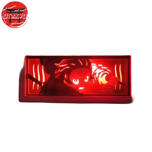 3D-Nachtlicht Tanjiro "Tanz des Feuergottes" - Demon Slayer™