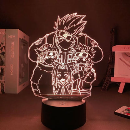 3D-Nachtlicht Team 7 - Naruto Shippuden™