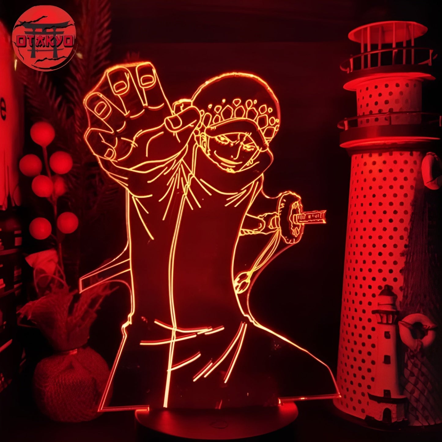3D-Nachtlicht Trafalgar D. Law - One Piece™