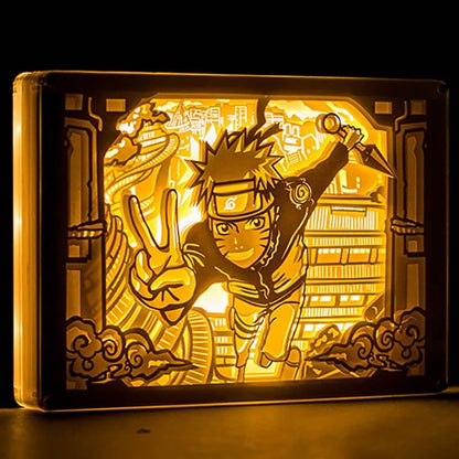 3D-Nachtlicht Uzumaki Naruto - Naruto Shippuden™