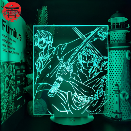 3D-Nachtlicht Zoro x Sanji - One Piece™
