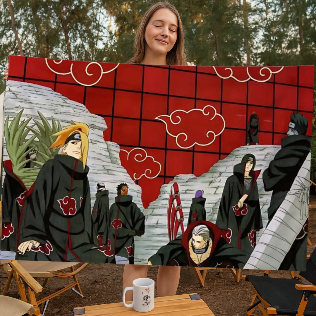 Akatsuki Flagge „Mitglieder der Organisation" - Naruto™