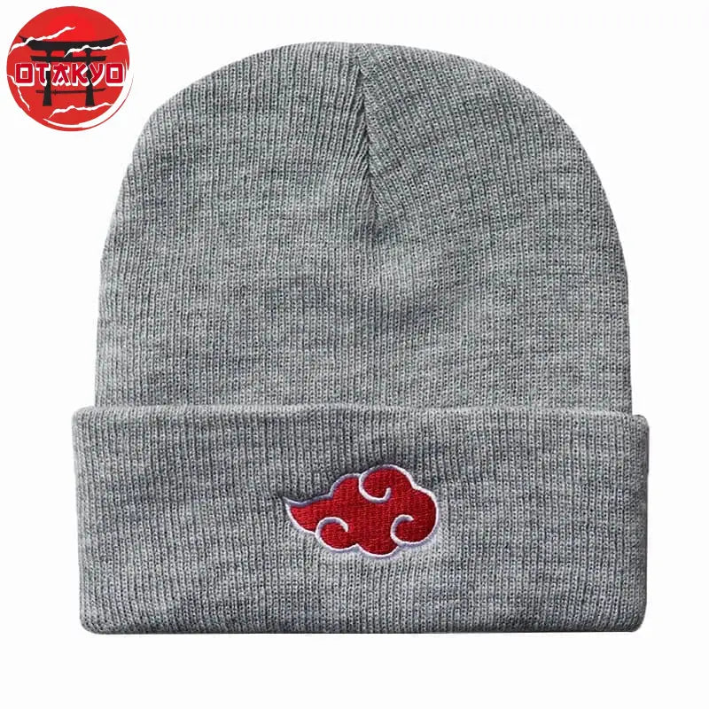 Akatsuki Mütze Grau/Rot - Naruto Shippuden™