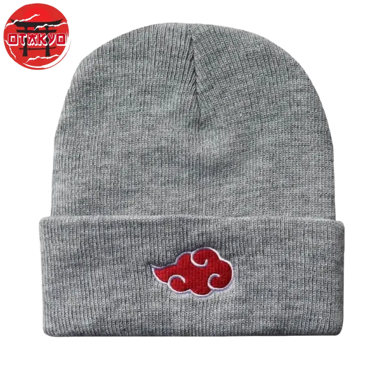 Akatsuki Mütze Grau/Rot - Naruto Shippuden™