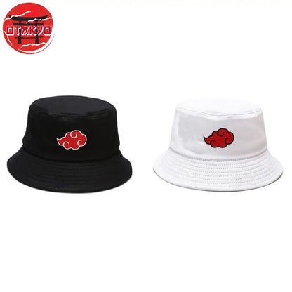 Akatsuki Schwarzer Bucket Hat - Naruto Shippuden™