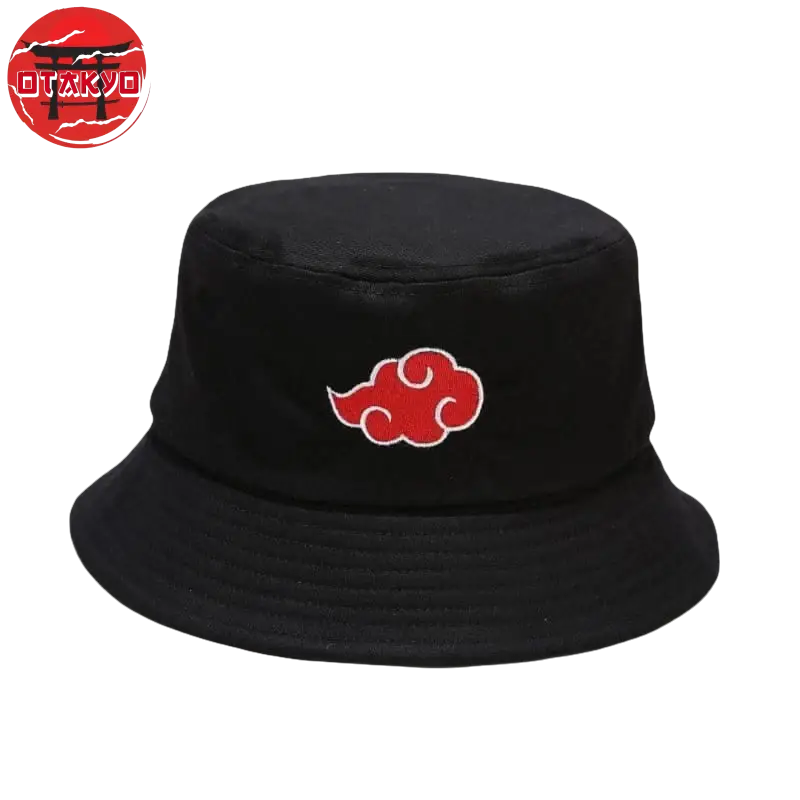 Akatsuki Schwarzer Bucket Hat - Naruto Shippuden™