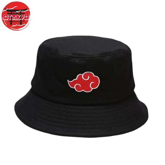 Akatsuki Schwarzer Bucket Hat - Naruto Shippuden™