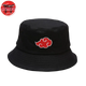 Akatsuki Schwarzer Bucket Hat - Naruto Shippuden™