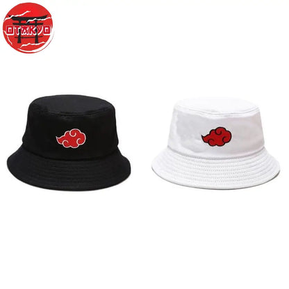 Akatsuki Weißer Bucket Hat - Naruto Shippuden™