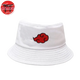 Akatsuki Weißer Bucket Hat - Naruto Shippuden™