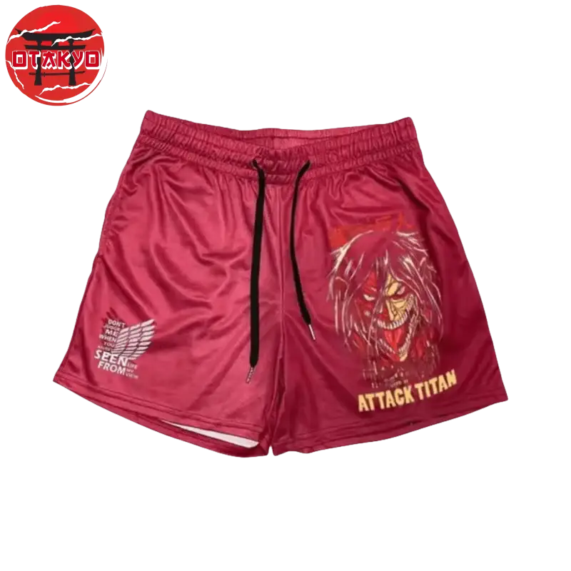 Angreifende Titan Rosa Short - Attack on Titan™