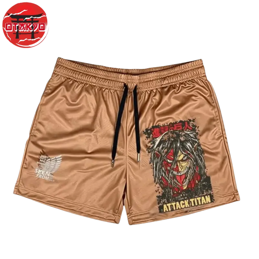 Angreifender Titan Braun Short - Attack on Titan™