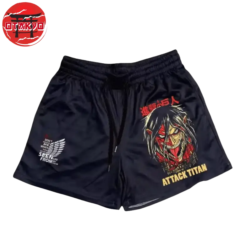 Angreifender Titan Schwarz Short - Attack on Titan™