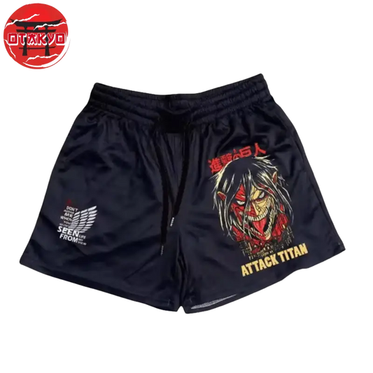 Angreifender Titan Schwarz Short - Attack on Titan™