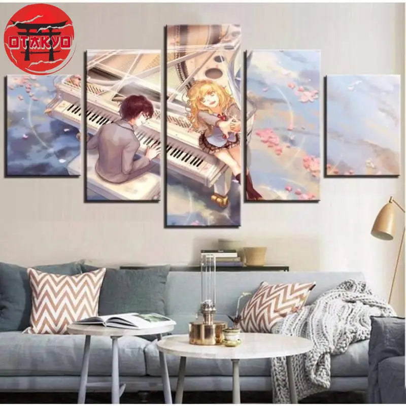 Arima Kôsei und Kaori Miyazono Gemälde - Your Lie in April™