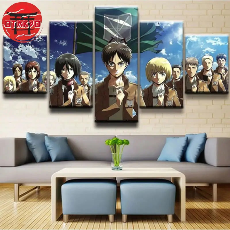 Aufklärungstrupp Gemälde - Attack on Titan™