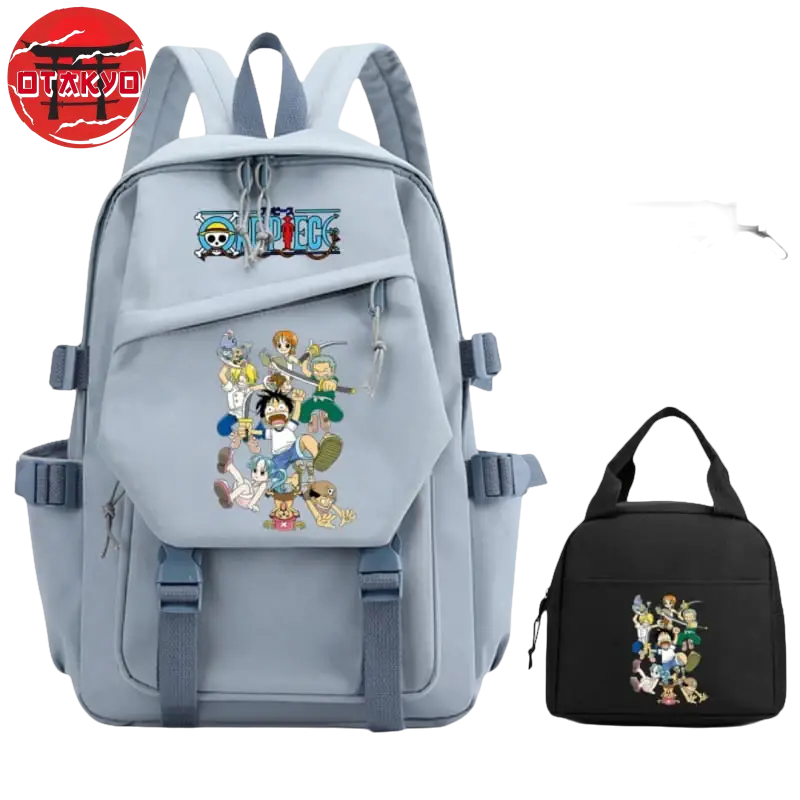 Baby Mugiwara Rucksack mit Federmäppchen und Tasche - One Piece™
