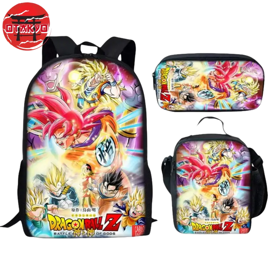Battle of Gods Rucksack mit Federmäppchen und Tasche - Dragon Ball Z™