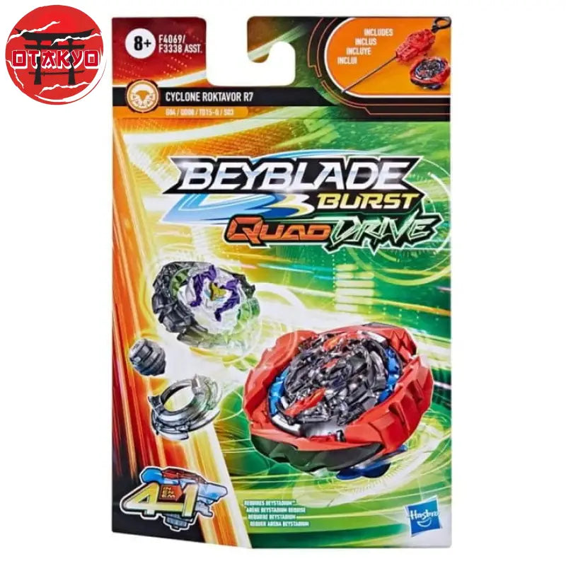 Cyclone Roktavor R7 Aquilon'-Q Massive-Q+Flugel-6 Kreisel - Beyblade Burst QuadDrive™