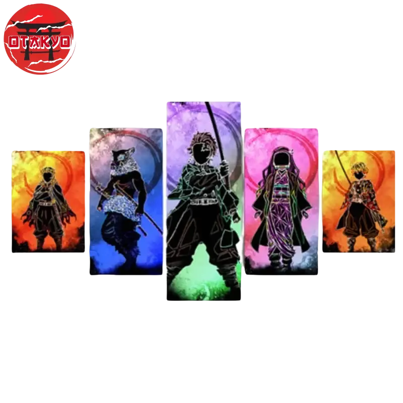 Dämonentöter Gemälde „Zug der Unendlichkeit" - Demon Slayer™