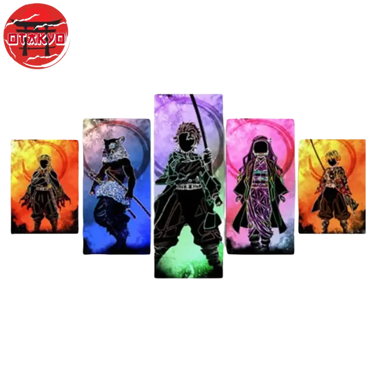 Dämonentöter Gemälde „Zug der Unendlichkeit" - Demon Slayer™
