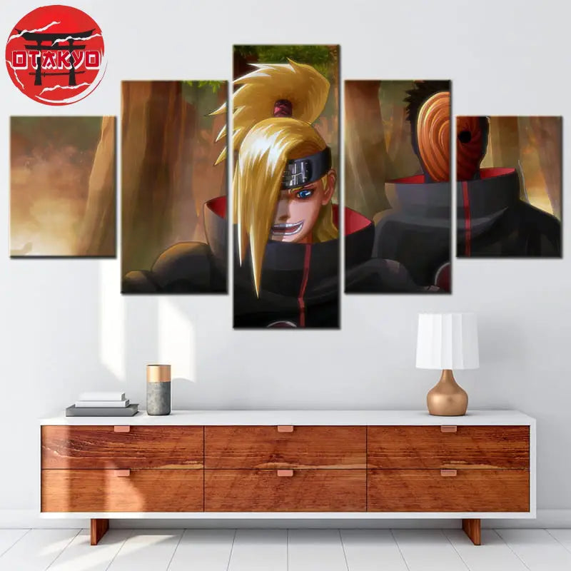 Deidara & Tobi Gemälde - Naruto Shippuden™
