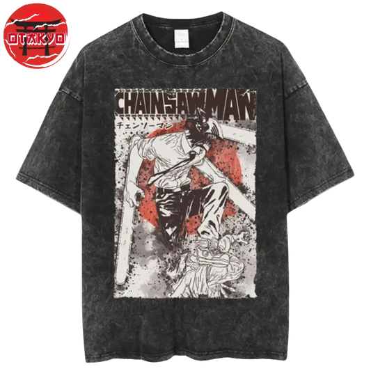 Denji T-Shirt "Wahnsinn" - Chainsaw Man™