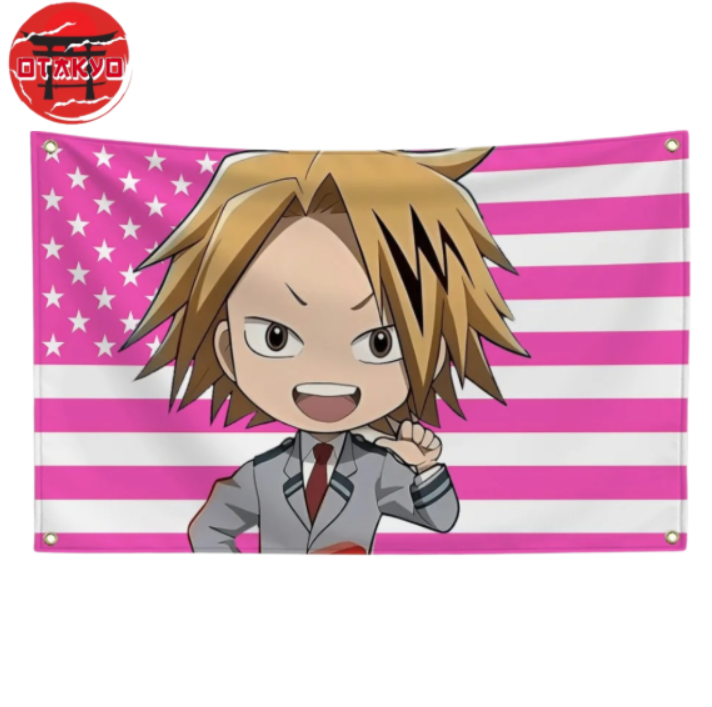 Denki Kaminari Flagge "Chibi-Studenten-Stil" - My Hero Academia™