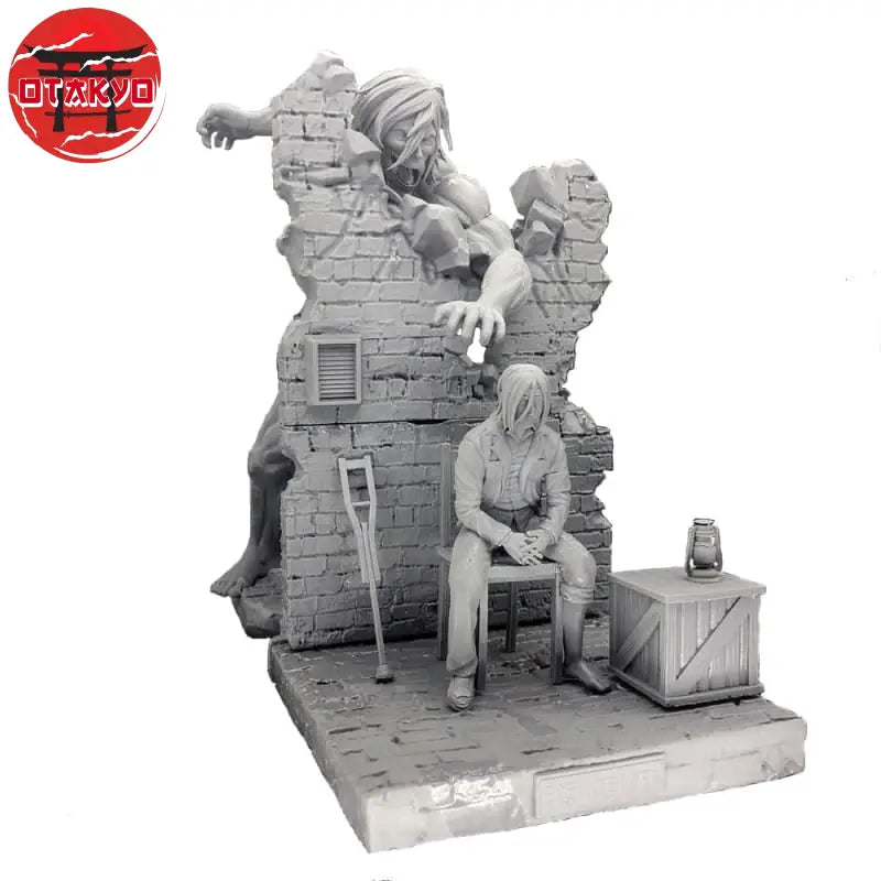 Eren Jaeger und Angreifender Titan Resin Figuren - Attack on Titan™