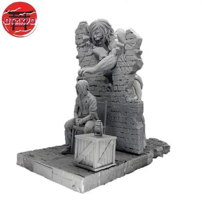 Eren Jaeger und Angreifender Titan Resin Figuren - Attack on Titan™