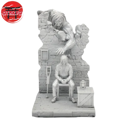 Eren Jaeger und Angreifender Titan Resin Figuren - Attack on Titan™