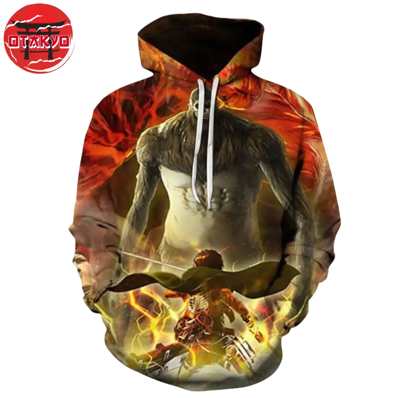 Eren vs Tiertitan Pullover - Attack on Titan™