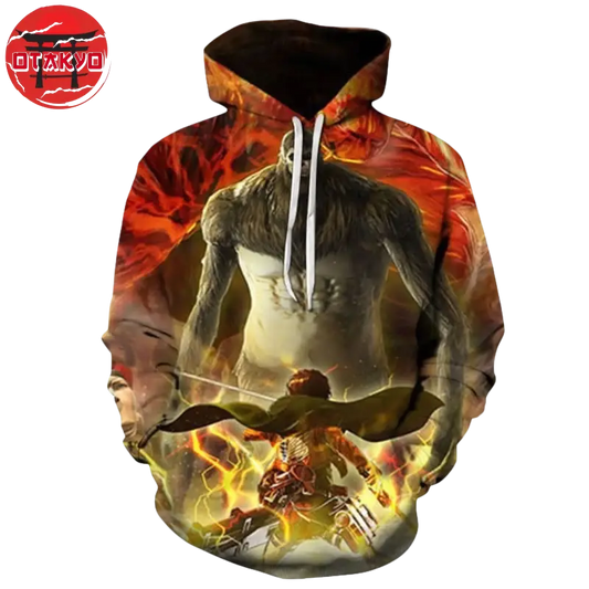 Eren vs Tiertitan Pullover - Attack on Titan™