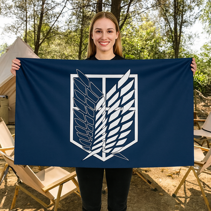 Flagge Aufklärungstrupp „Flügel der Freiheit" - Attack on Titan™