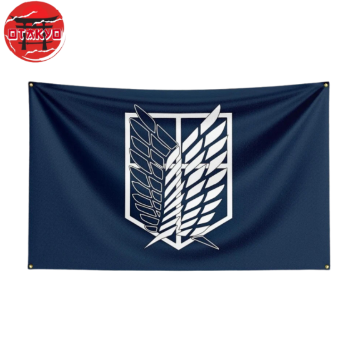 Flagge Aufklärungstrupp „Flügel der Freiheit" - Attack on Titan™