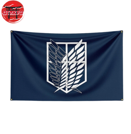 Flagge Aufklärungstrupp „Flügel der Freiheit" - Attack on Titan™
