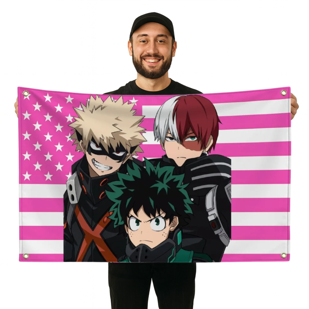 Flagge „Helden-Trio" - My Hero Academia™