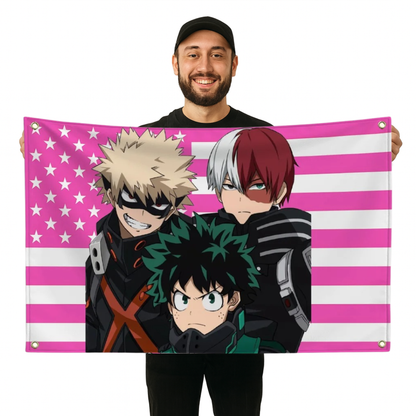 Flagge „Helden-Trio" - My Hero Academia™