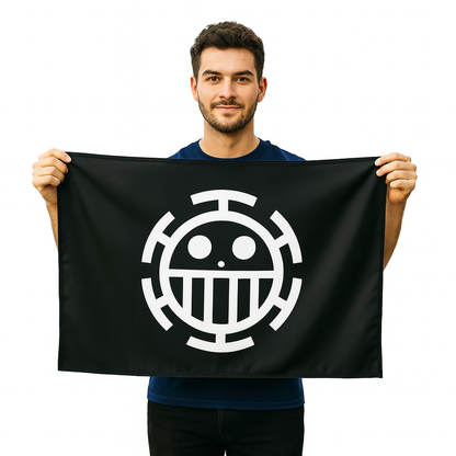 Flagge Trafalgar D. Water Law - One Piece™