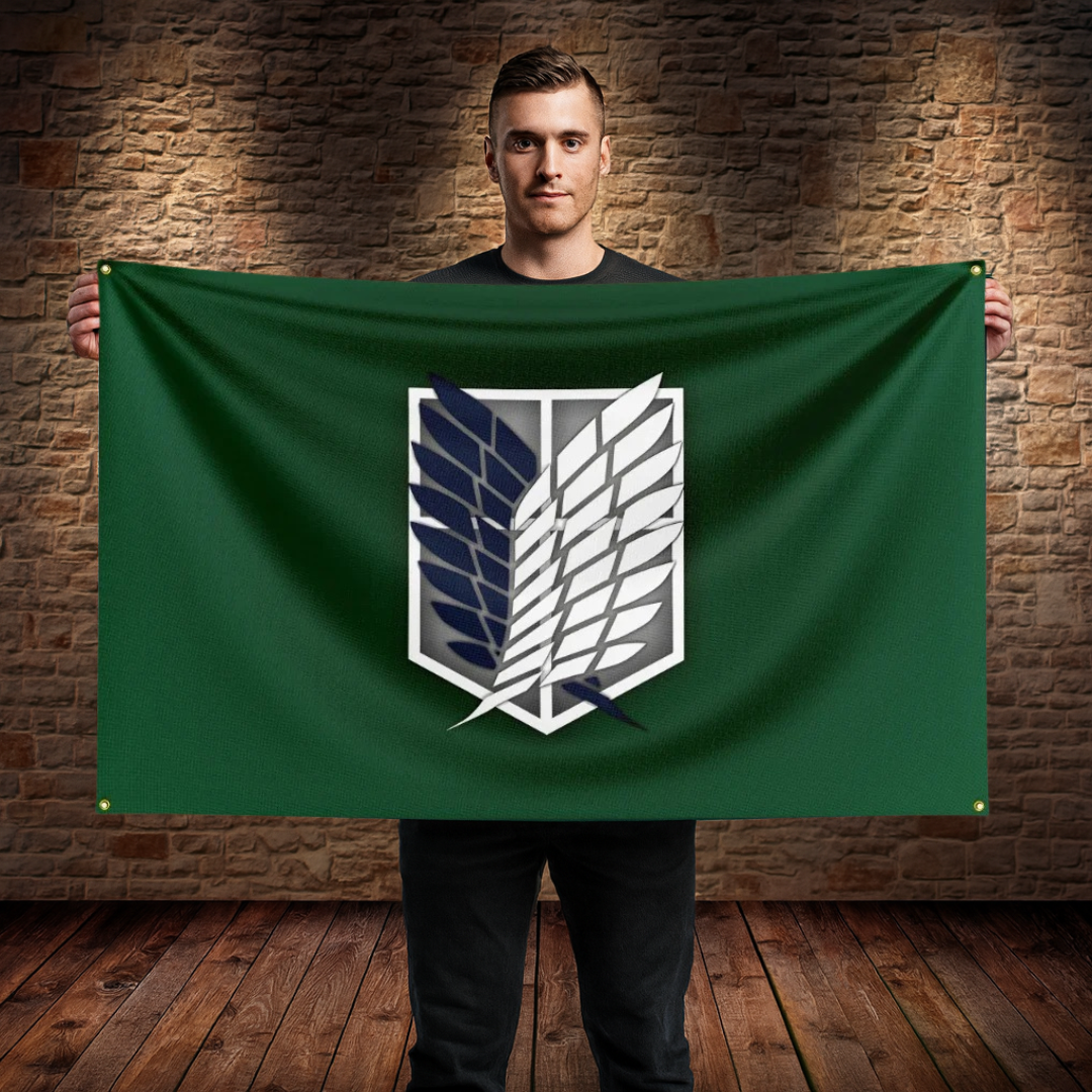 Flagge Wappen der Flügel der Freiheit - Attack on Titan™