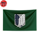 Flagge Wappen der Flügel der Freiheit - Attack on Titan™
