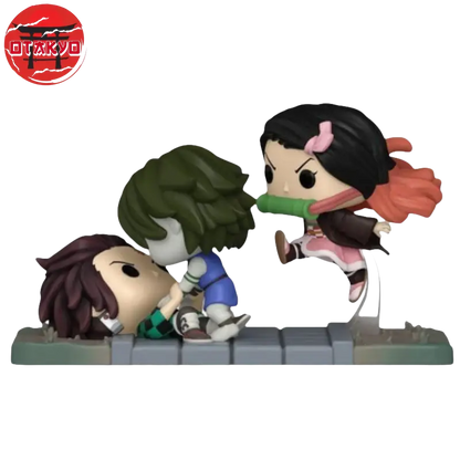 Funko POP Tanjiro & Nezuko vs Tempeldämon - Demon Slayer™