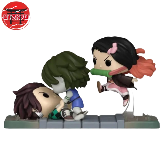 Funko POP Tanjiro & Nezuko vs Tempeldämon - Demon Slayer™