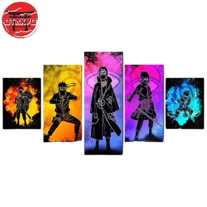 Gaara & Naruto & Itachi & Sasuke Gemälde - Naruto Shippuden™