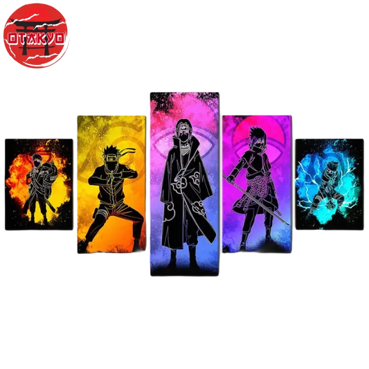 Gaara & Naruto & Itachi & Sasuke Gemälde - Naruto Shippuden™