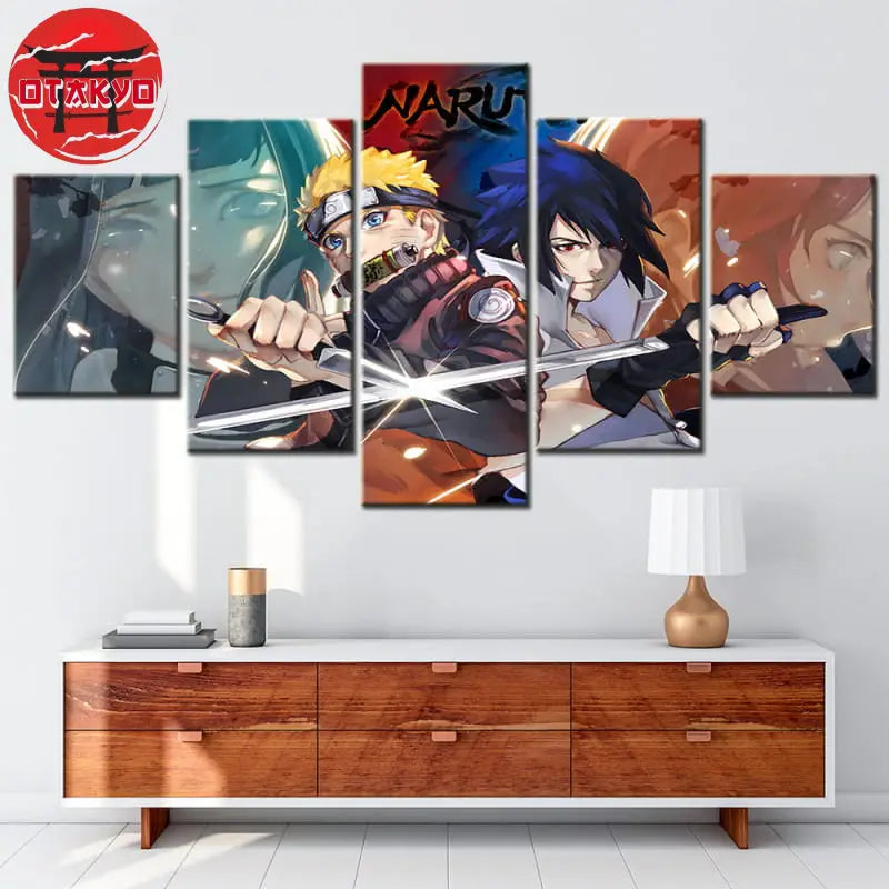 Gemälde Die Klingen der Entschlossenheit - Naruto Shippuden™