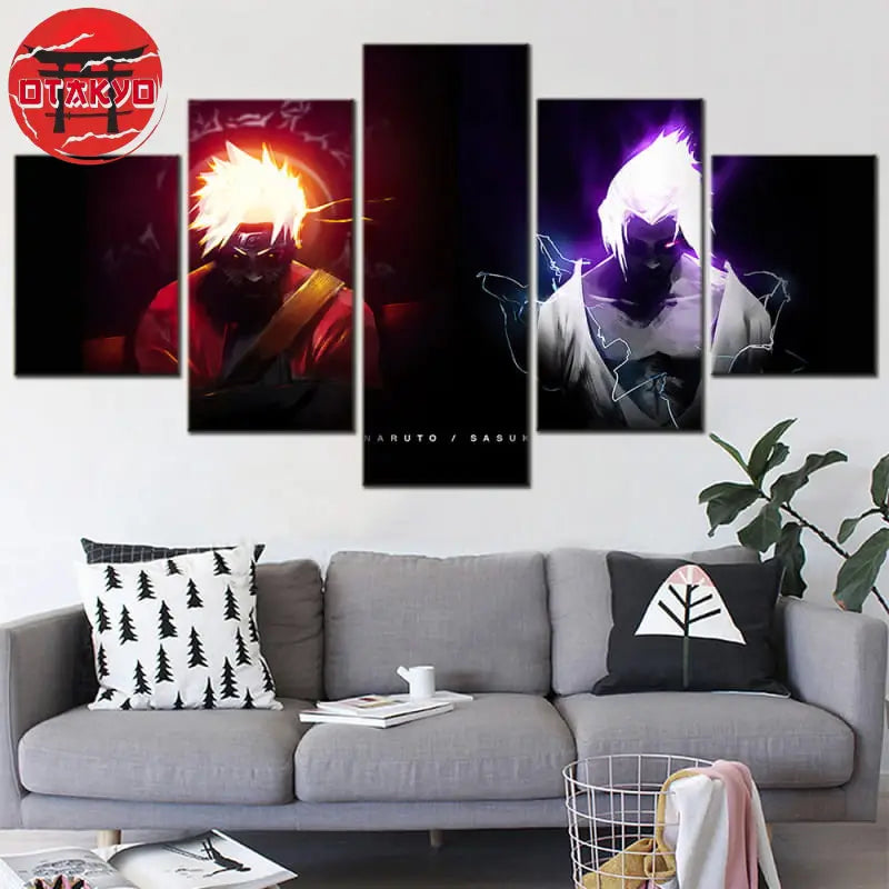 Gemälde Naruto x Sasuke Ewige Rivalen - Naruto Shippuden™
