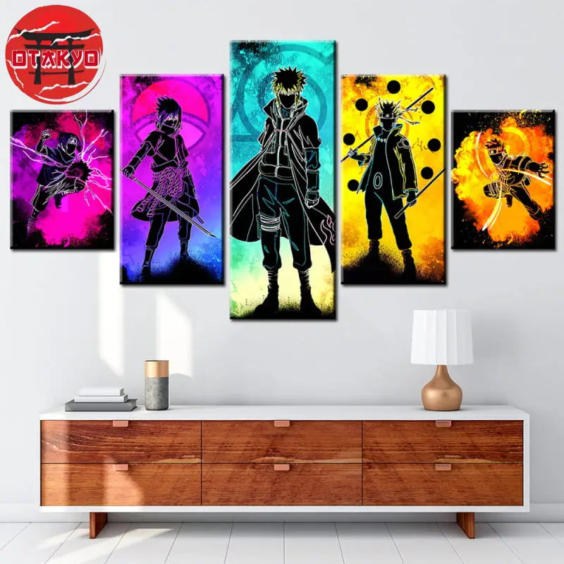 Gemälde Sasuke & Minato & Naruto - Naruto Shippuden™