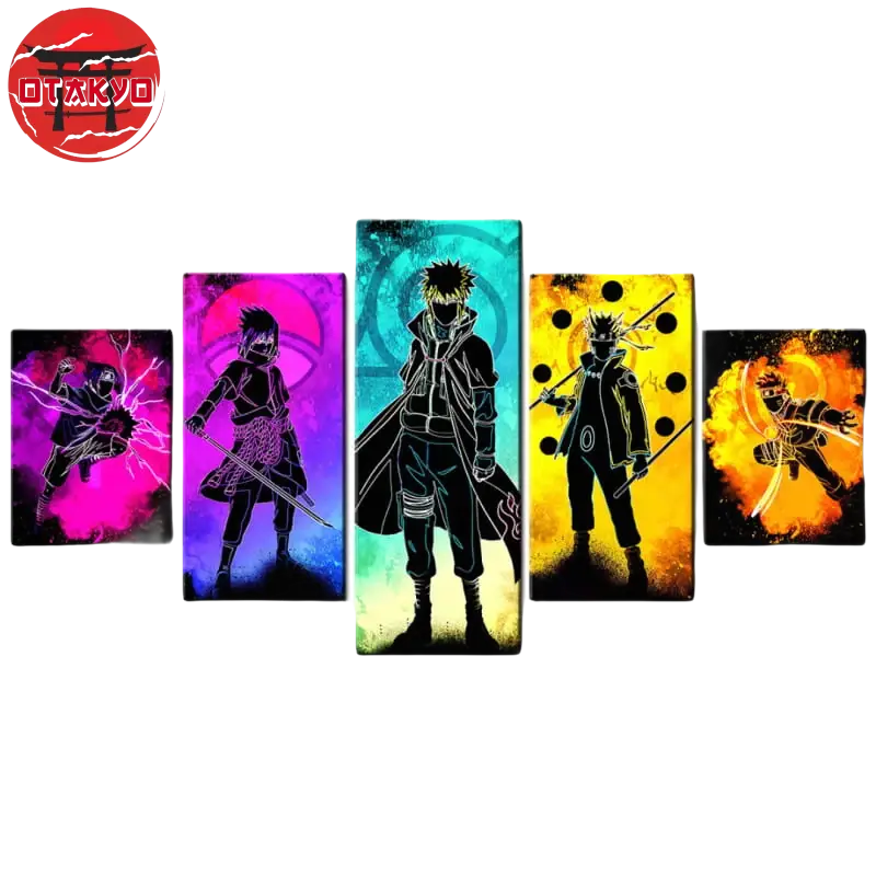 Gemälde Sasuke & Minato & Naruto - Naruto Shippuden™